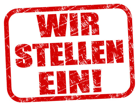 Wir stellen ein!