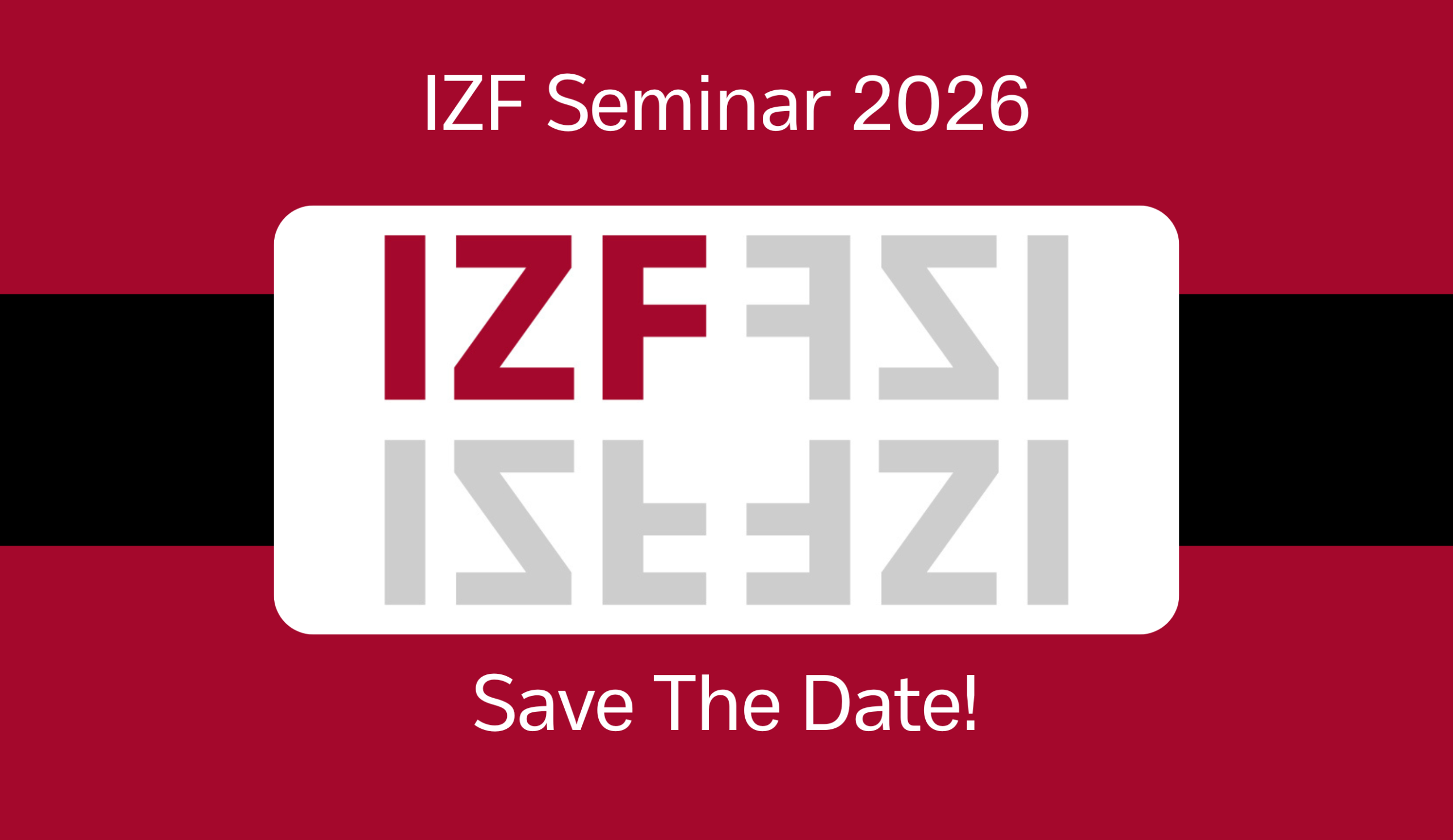 IZF Seminar 2026 – Save the Date